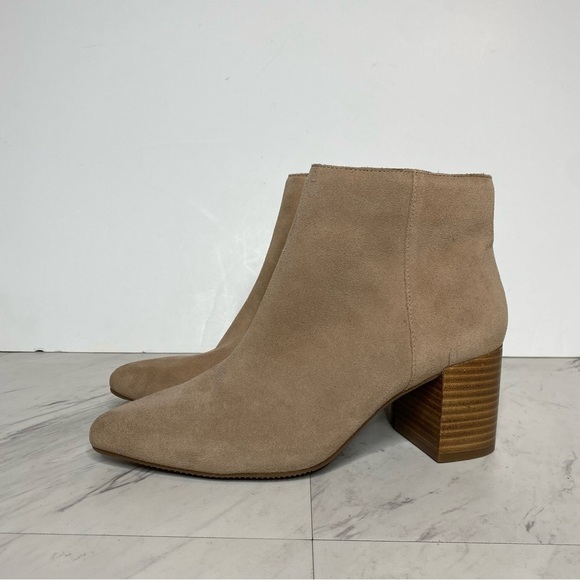 New! Blondo Tasel Tan Suede Pointy Toe Bootie 7M - Picture 14 of 14